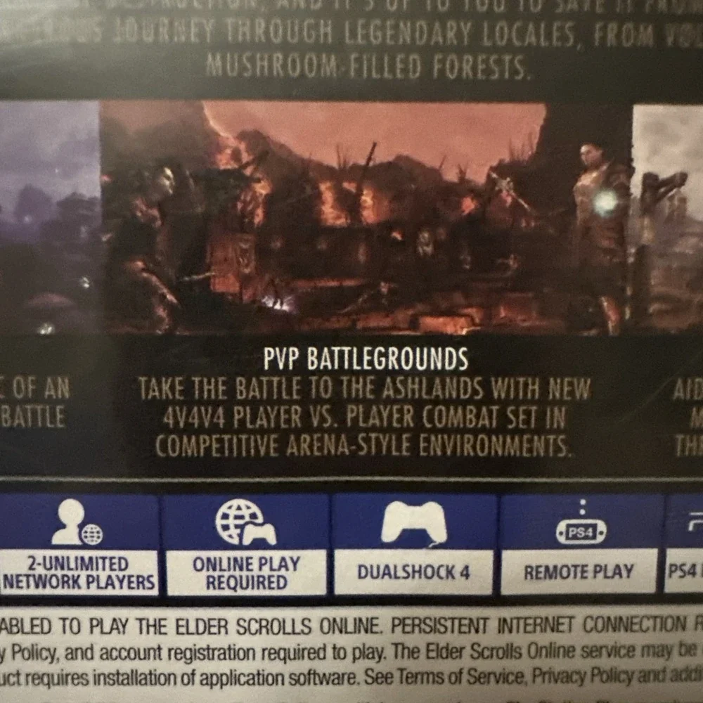 The Elder Scrolls Online Morrowind Sony PlayStation 4 PS4 Bethesda 2017
